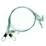 Eagle Claw Clear/Bright Heavy Duty Wire Leader 3pk