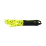 Black & Chartreuse/Red Flake
